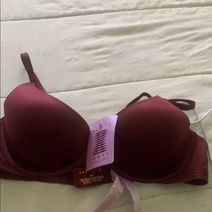 Burgundy SavageXFenty bra